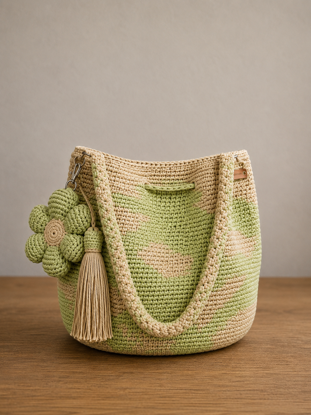 Hand-Crocheted Flower Bag